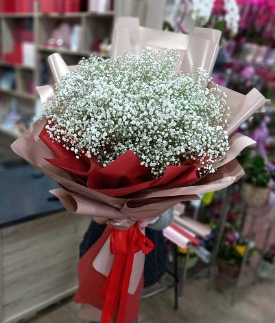 Букет цветов из: Гипсофила в Ясногорске Забайкальского края