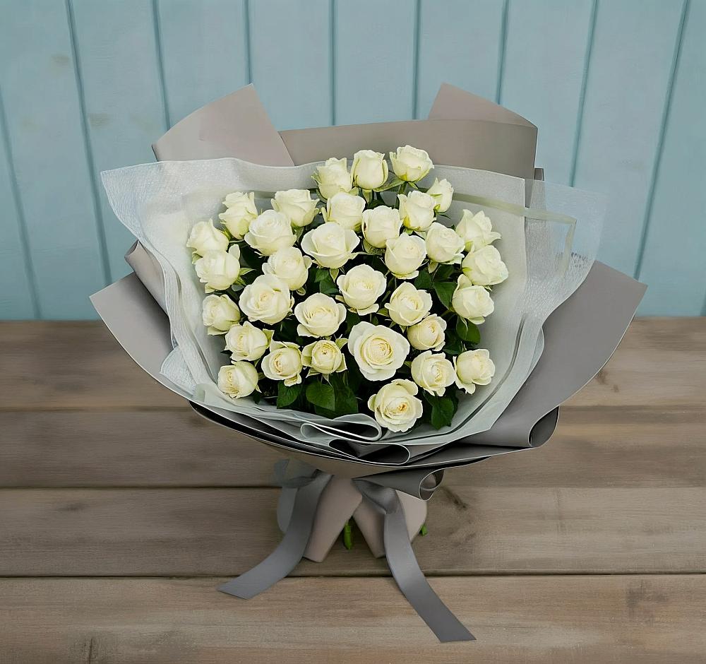 Букет Белоснежная нежность в Ясногорске Забайкальского края