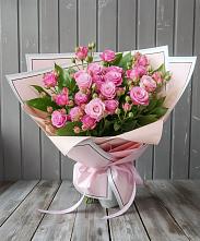 Букет Розовый кустик в Ясногорске Забайкальского края