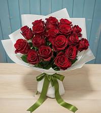 Букет Красные розы в Ясногорске Забайкальского края