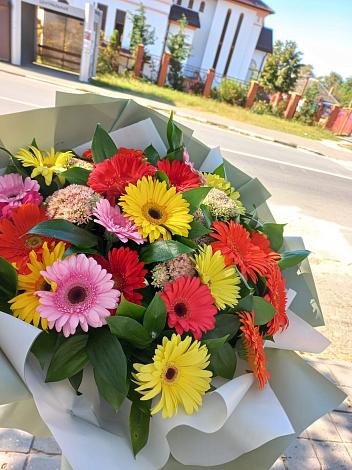 Букет цветов из: Герберы в Ясногорске Забайкальского края